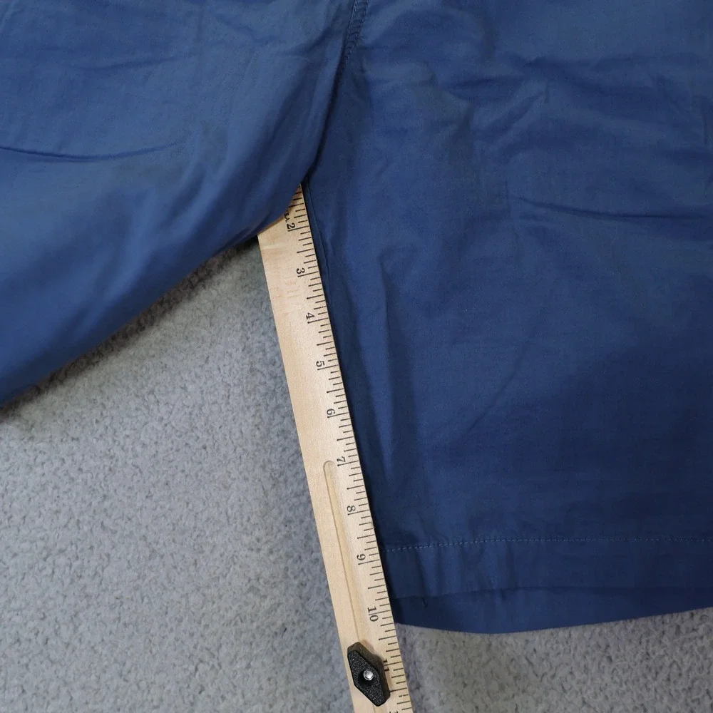 Tommy Bahama Authentic Mens Blue Flat Front Cotton Shorts Sz 36 Casual Tropical